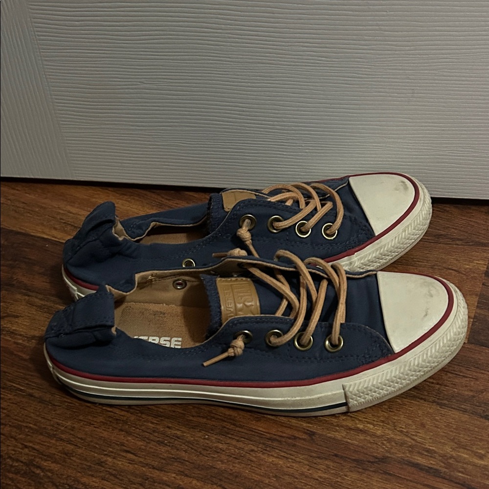 Converse Navy Blue Low-Top Sneakers